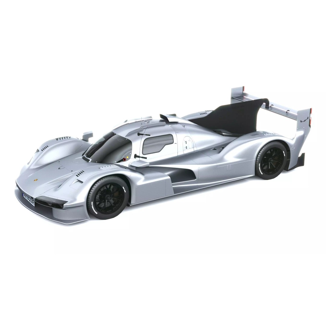 Porsche 963 RSP 2026 3D Model – Low Poly Racing Car Asset, FBX - View 9