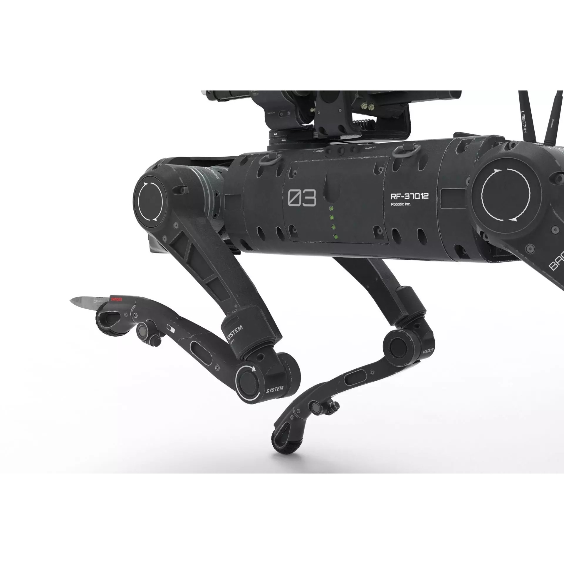 Military Robot Dog - Game-Ready 3D Model - View 14