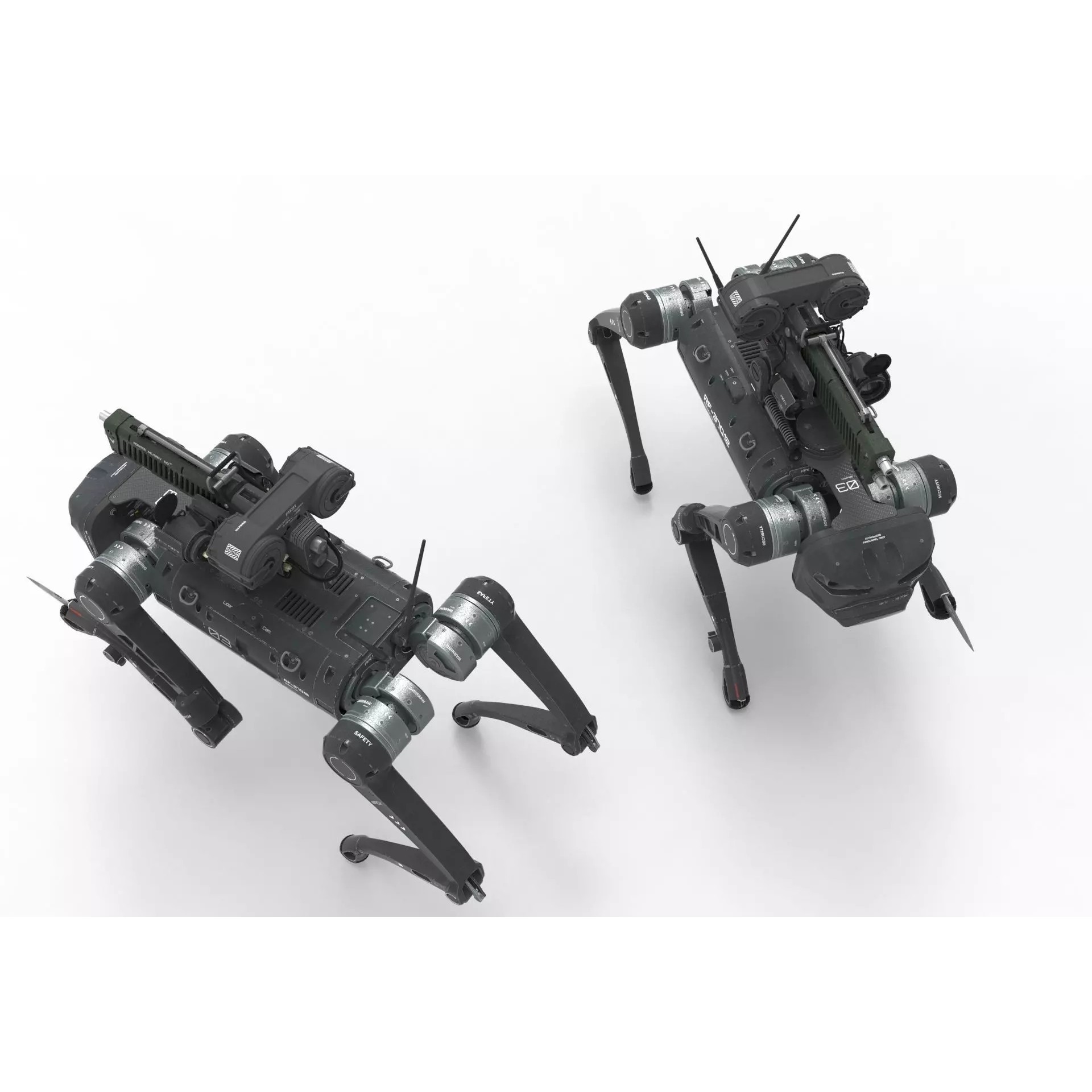 Military Robot Dog - Game-Ready 3D Model - View 20