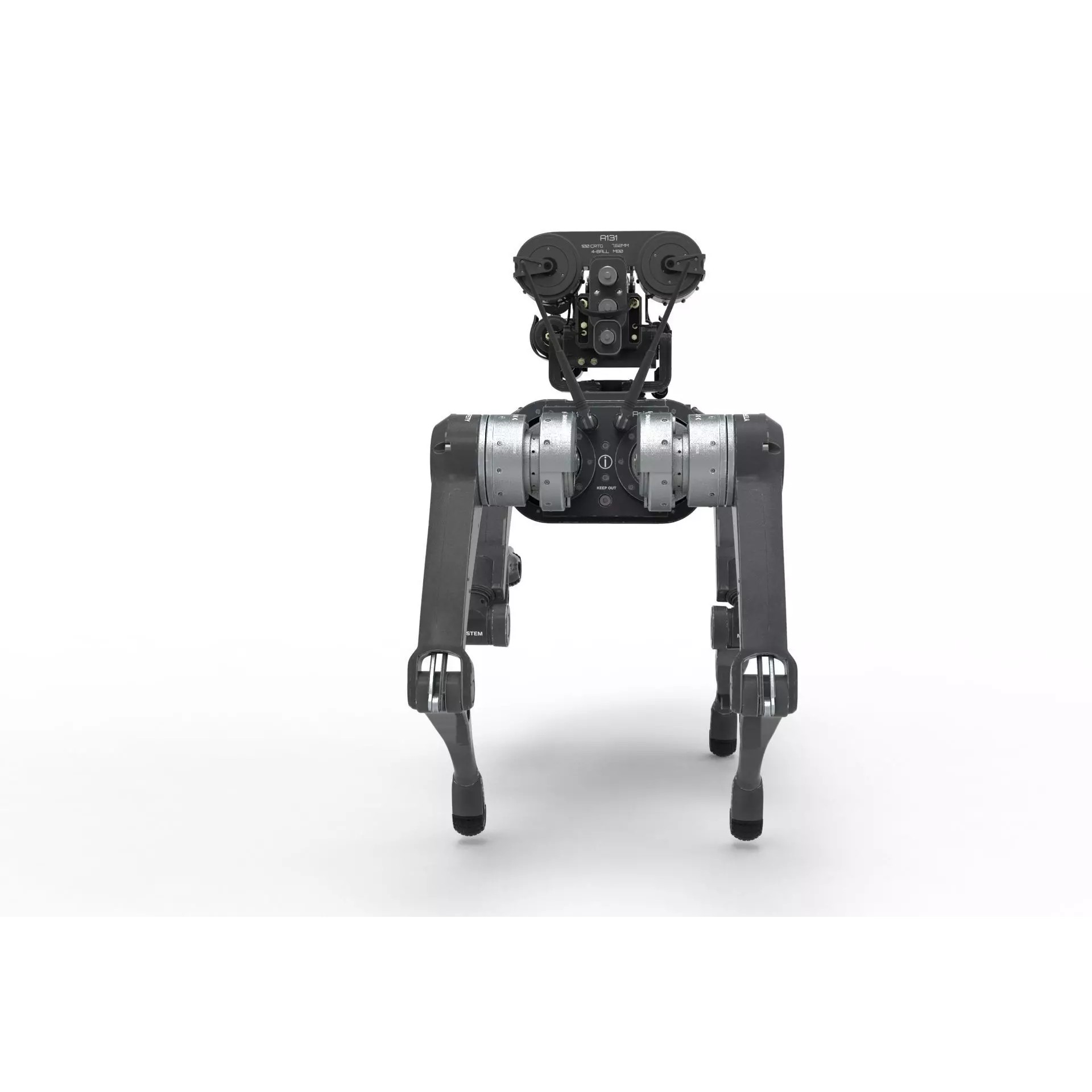 Military Robot Dog - Game-Ready 3D Model - View 21
