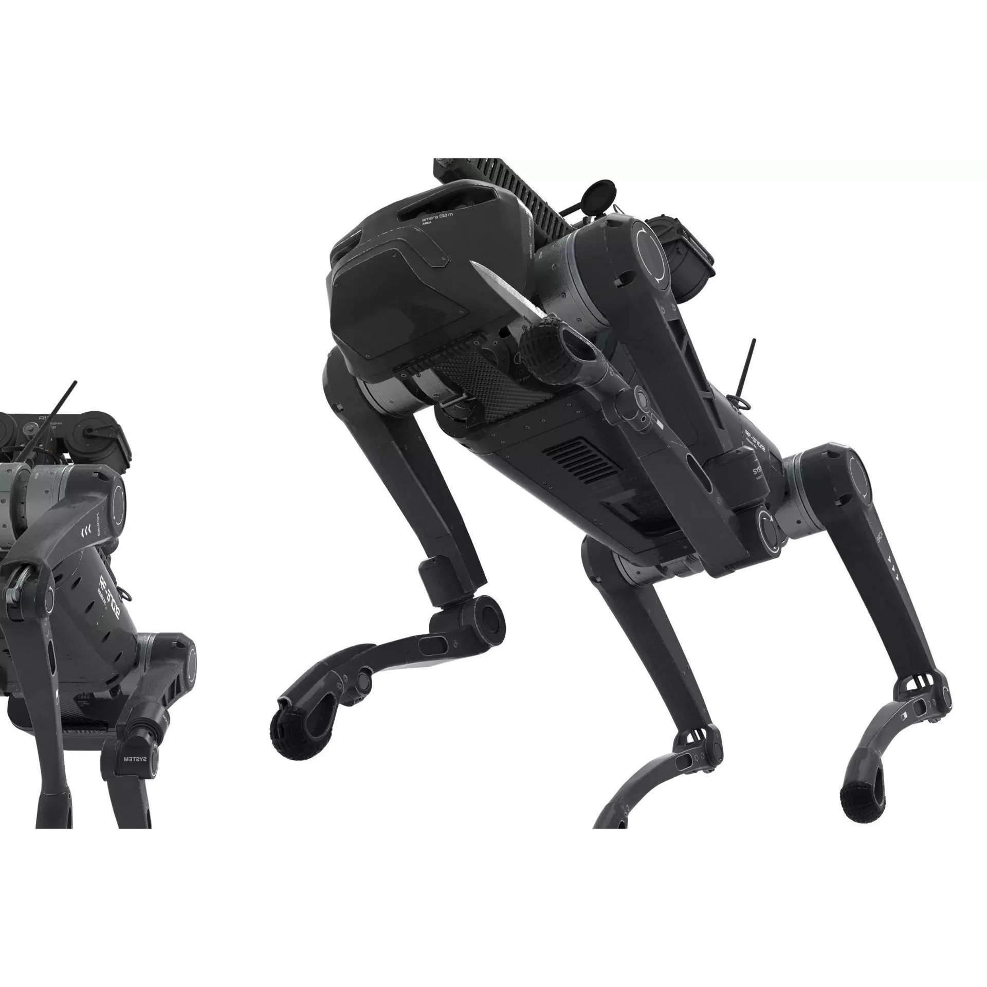Military Robot Dog - Game-Ready 3D Model - View 6