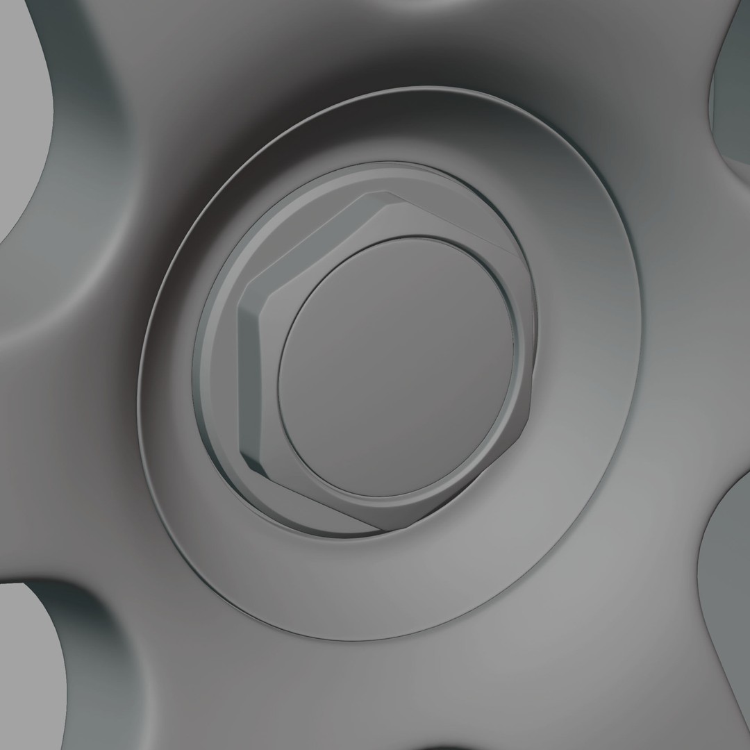 Rotiform SIX Wheel 3D Model – High Poly PBR Asset, Blender, FBX, OBJ - View 11