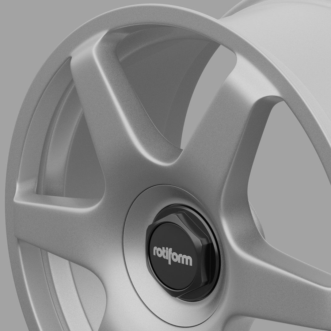 Rotiform SIX Wheel 3D Model – High Poly PBR Asset, Blender, FBX, OBJ - View 16