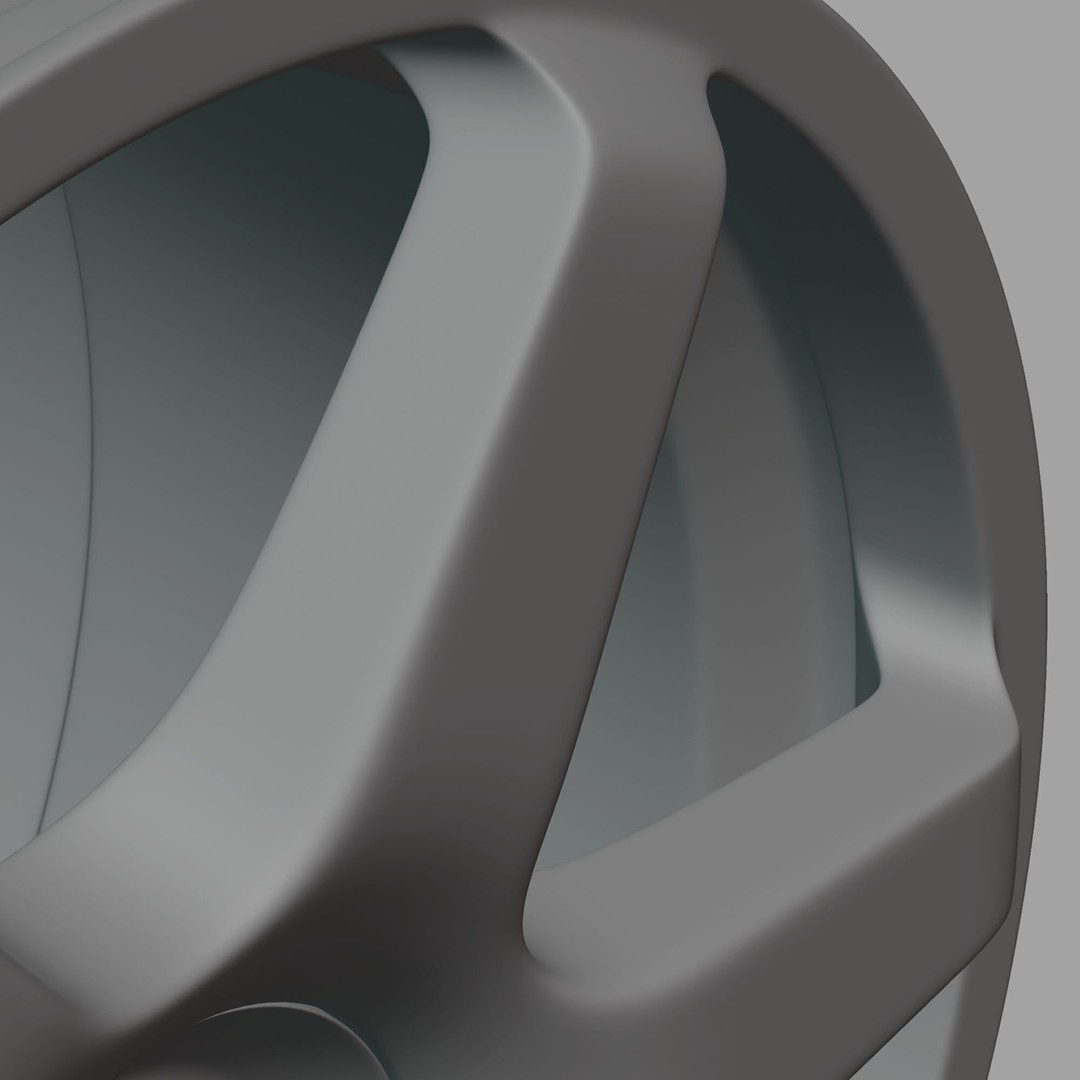 Rotiform SIX Wheel 3D Model – High Poly PBR Asset, Blender, FBX, OBJ - View 19