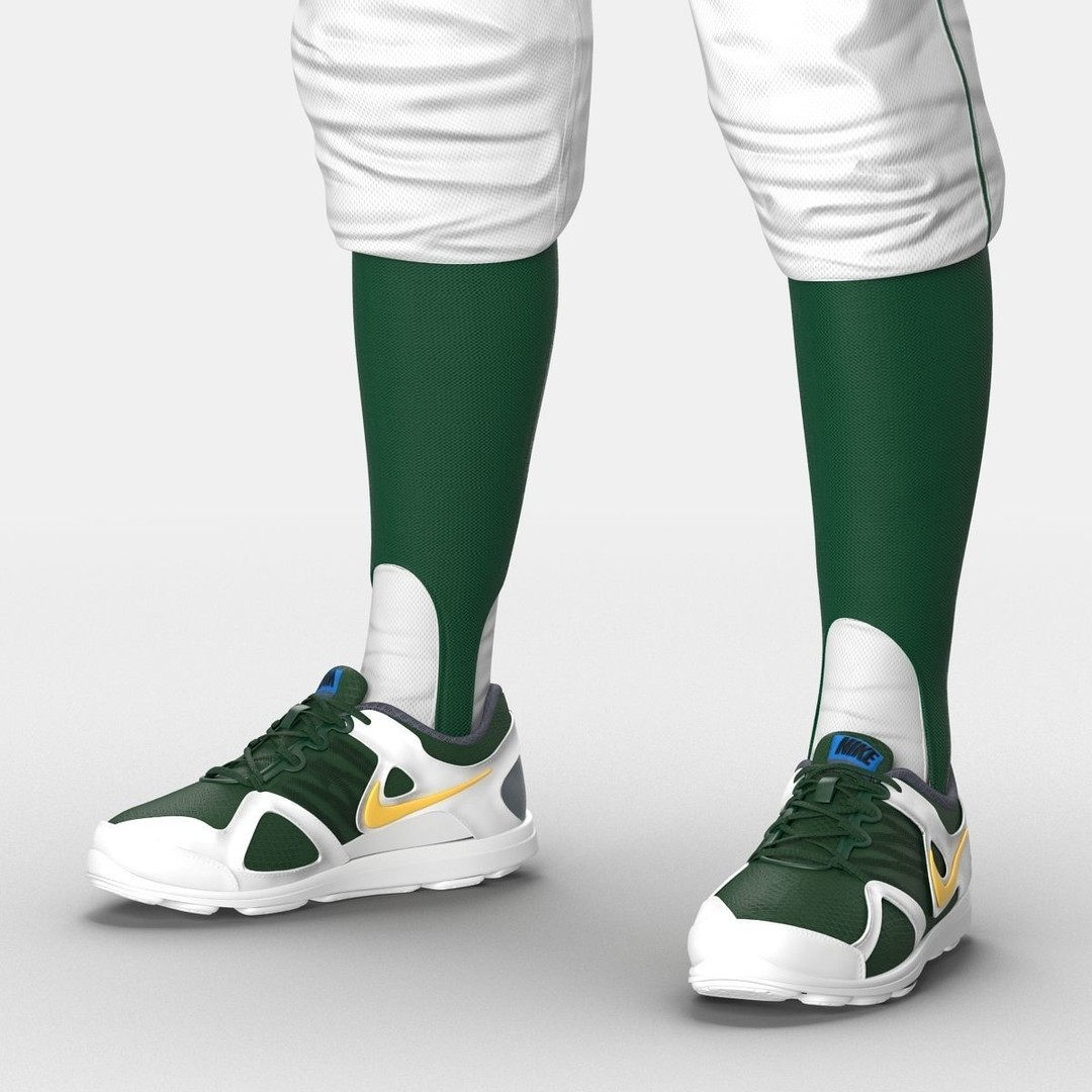 Baseball Player 3D Model – High Poly Game Asset, FBX, PBR - View 38
