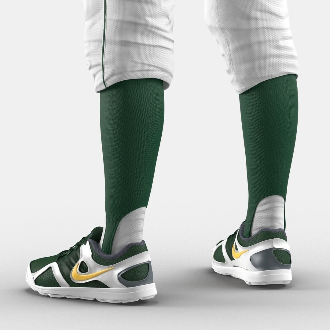 Baseball Player 3D Model – High Poly Game Asset, FBX, PBR - View 39
