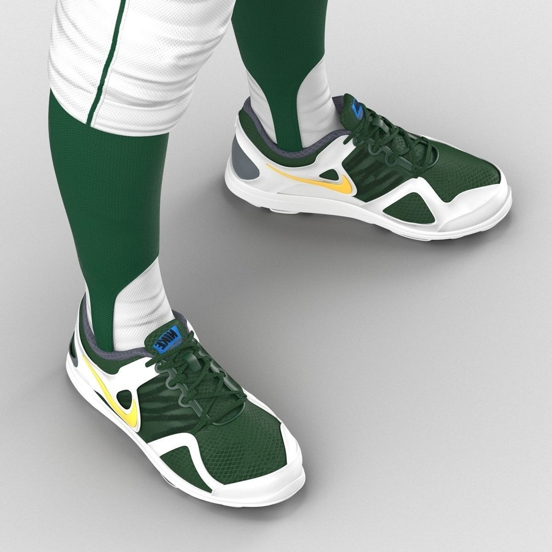 Baseball Player 3D Model – High Poly Game Asset, FBX, PBR - View 40