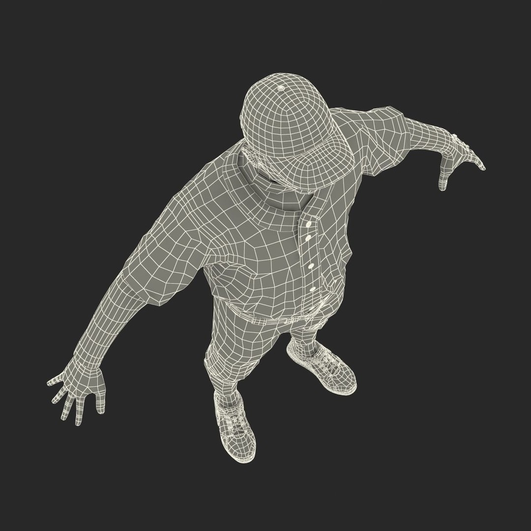 Baseball Player 3D Model – High Poly Game Asset, FBX, PBR - View 54