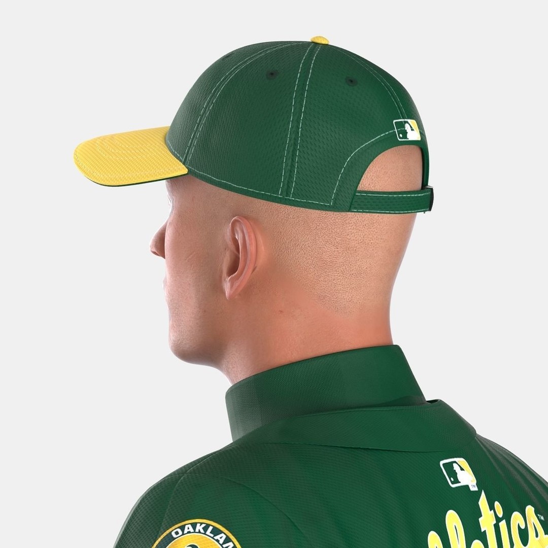 Baseball Player 3D Model – High Poly Game Asset, FBX, PBR - View 6