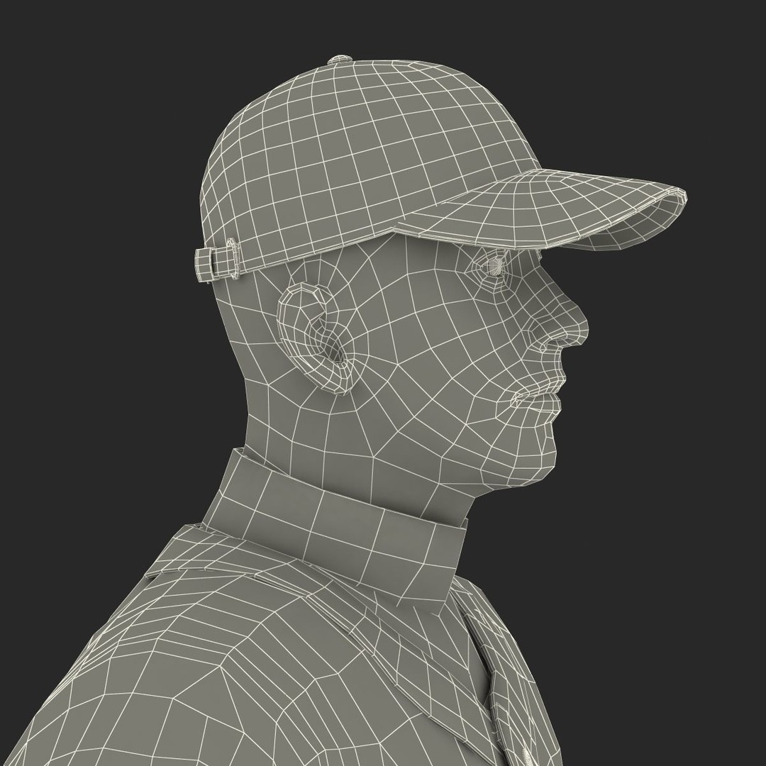 Baseball Player 3D Model – High Poly Game Asset, FBX, PBR - View 67