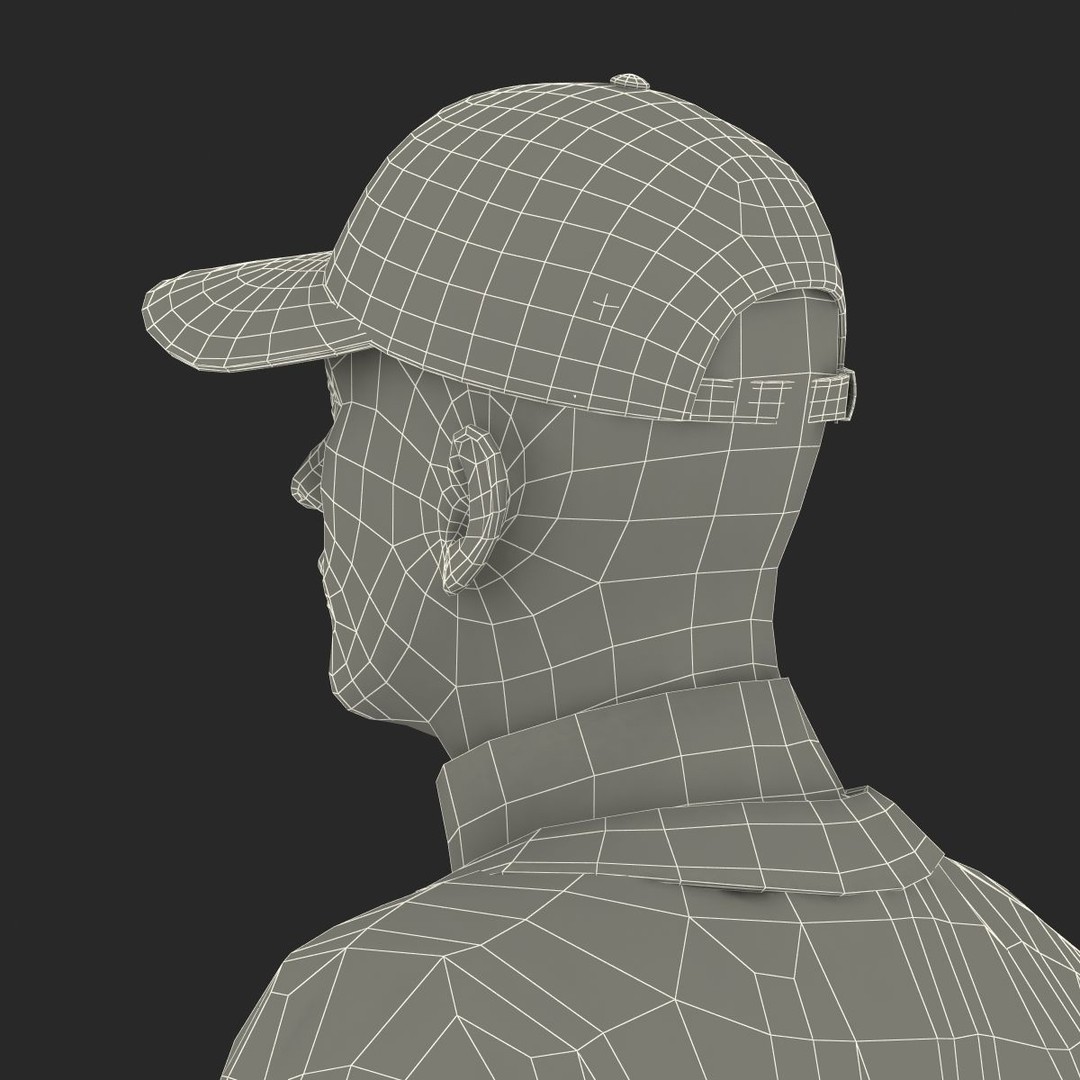 Baseball Player 3D Model – High Poly Game Asset, FBX, PBR - View 68