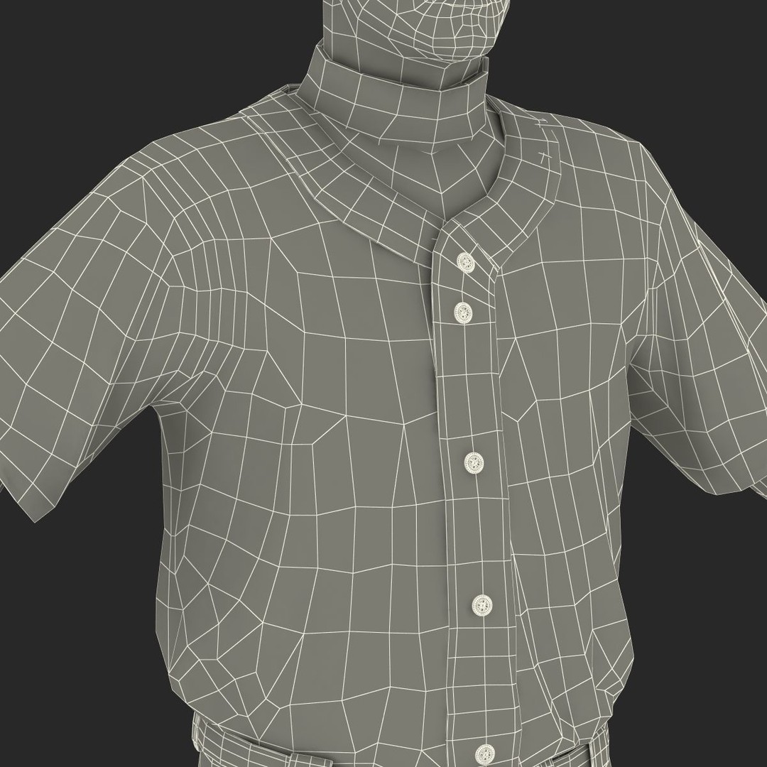 Baseball Player 3D Model – High Poly Game Asset, FBX, PBR - View 70