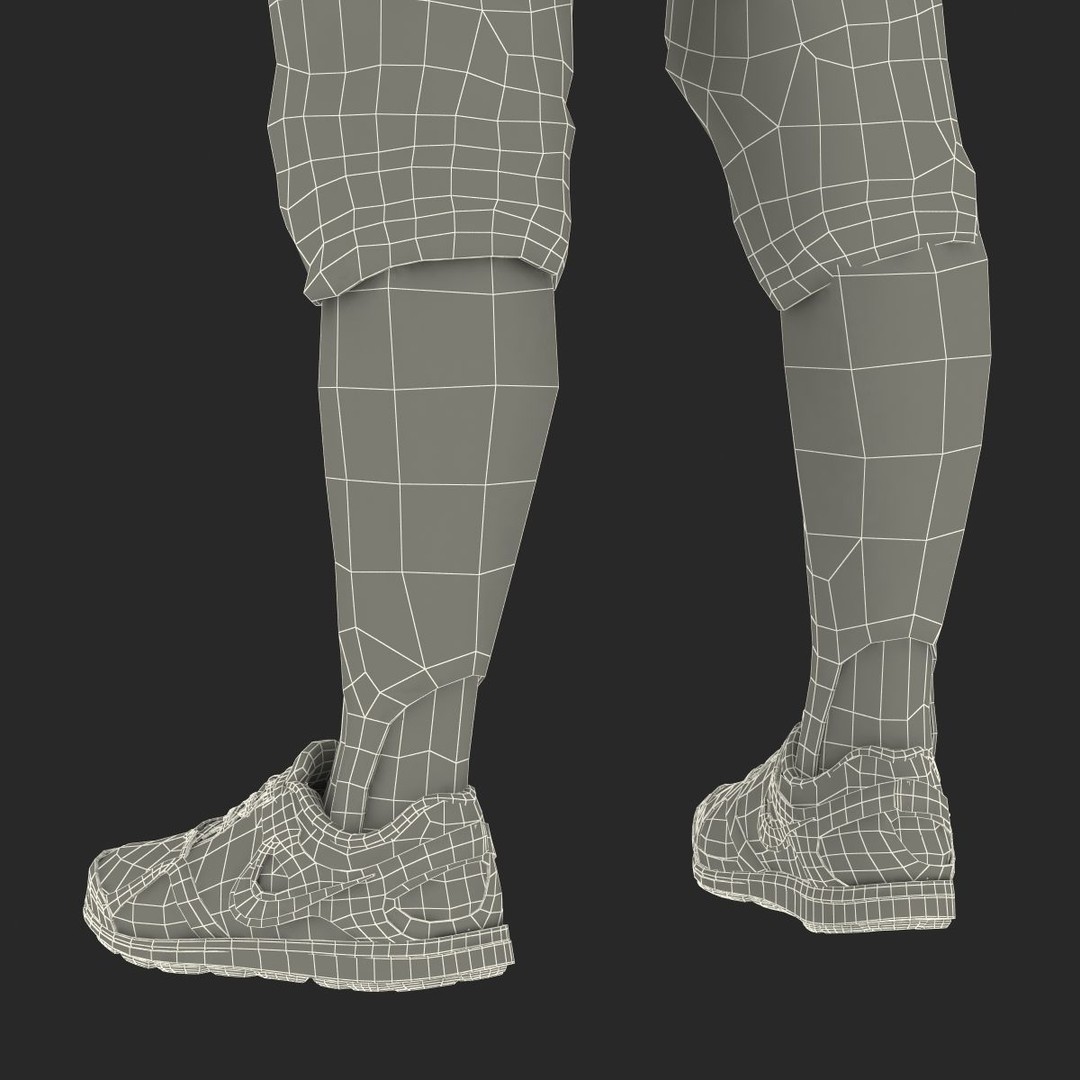 Baseball Player 3D Model – High Poly Game Asset, FBX, PBR - View 75