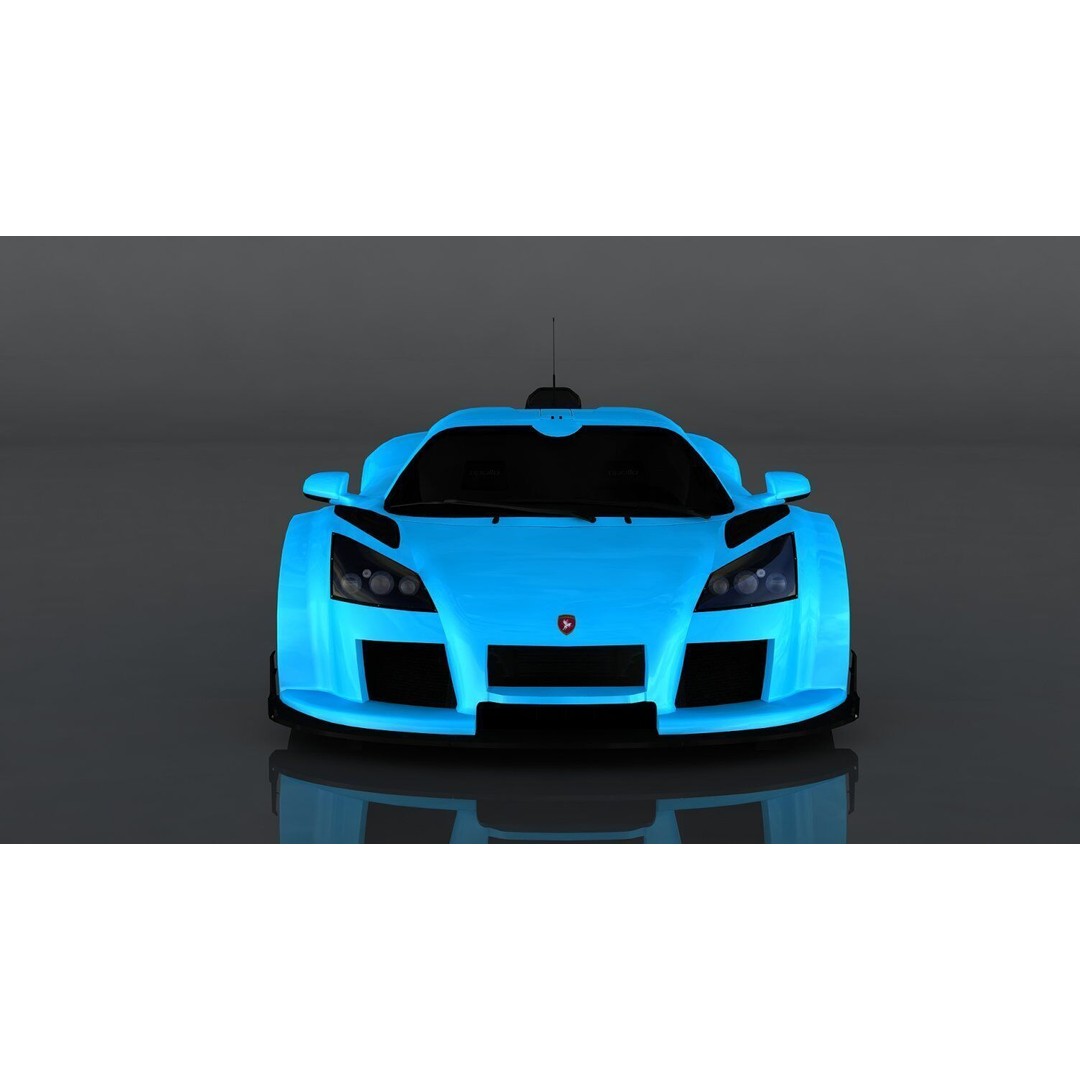 Gumpert Apollo S 3D Model – Low Poly Game-Ready Asset, FBX, OBJ - View 3