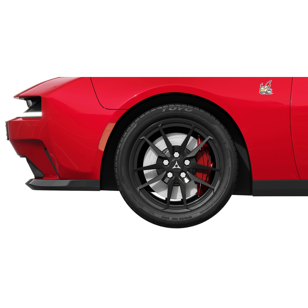 Dodge Charger Daytona 3D Model – High Poly Car Asset, FBX, PBR Textures - View 12