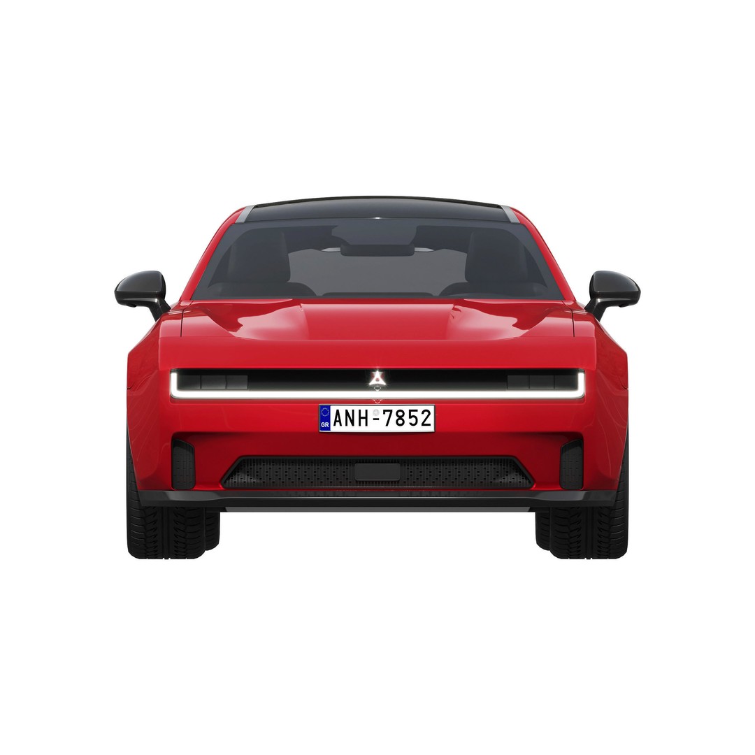 Dodge Charger Daytona 3D Model – High Poly Car Asset, FBX, PBR Textures - View 8
