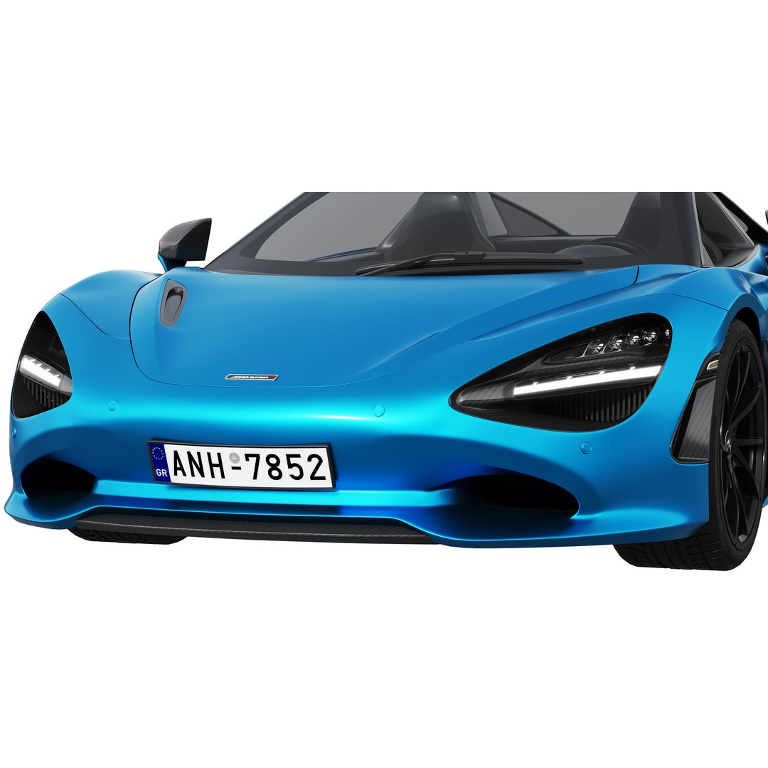 McLaren 750S Spider 3D Model – High Poly PBR Car Asset, FBX - View 11