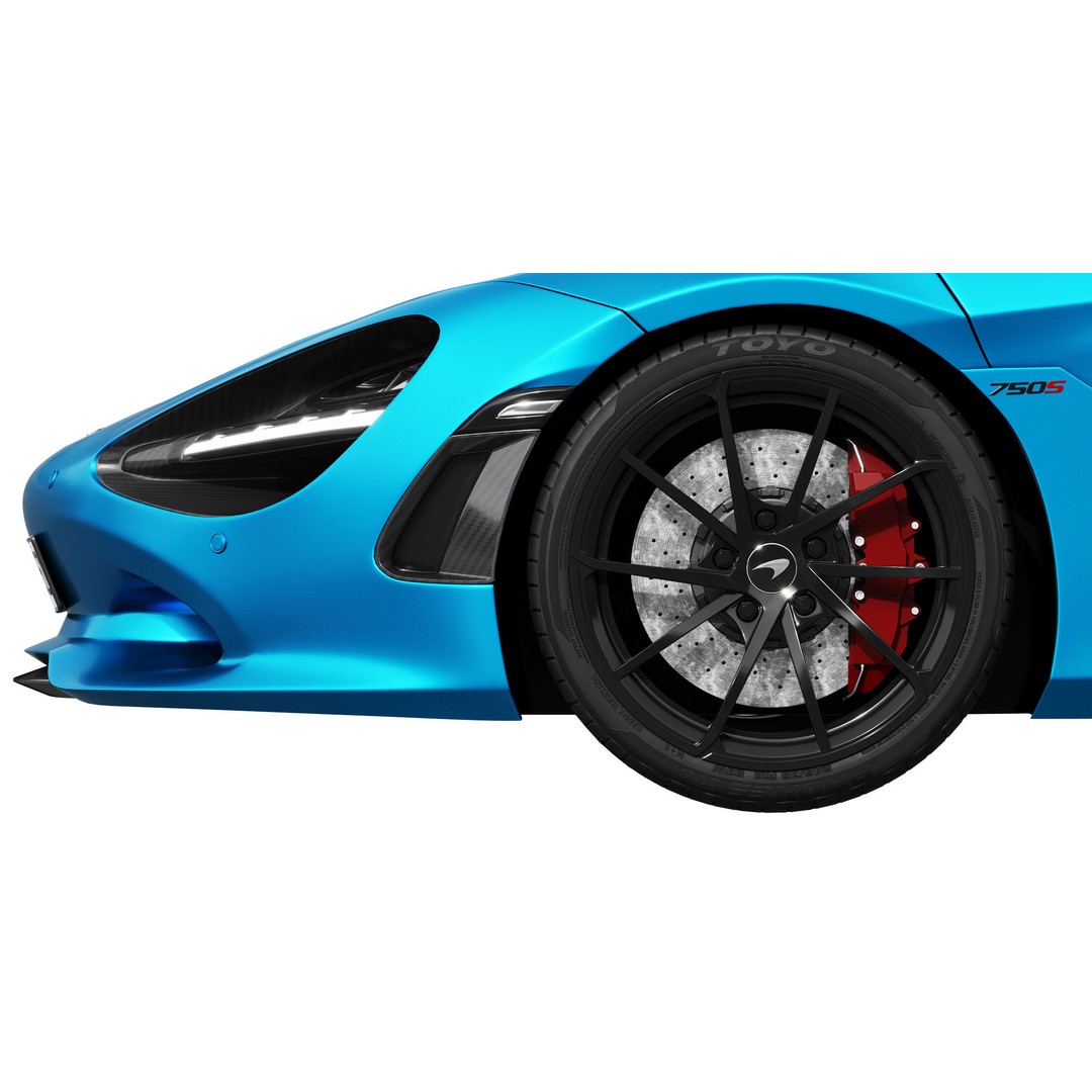 McLaren 750S Spider 3D Model – High Poly PBR Car Asset, FBX - View 12