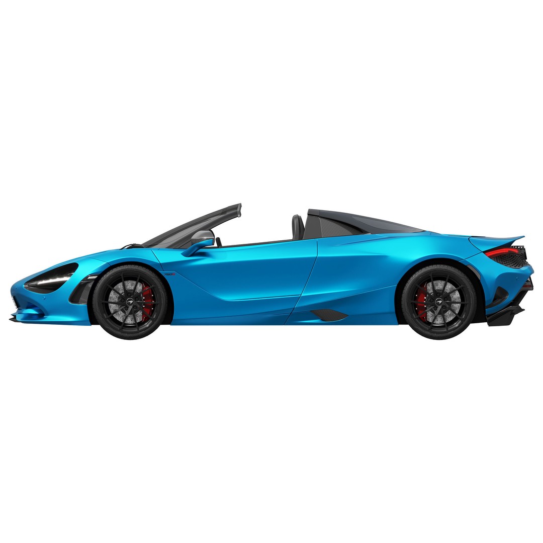McLaren 750S Spider 3D Model – High Poly PBR Car Asset, FBX - View 7