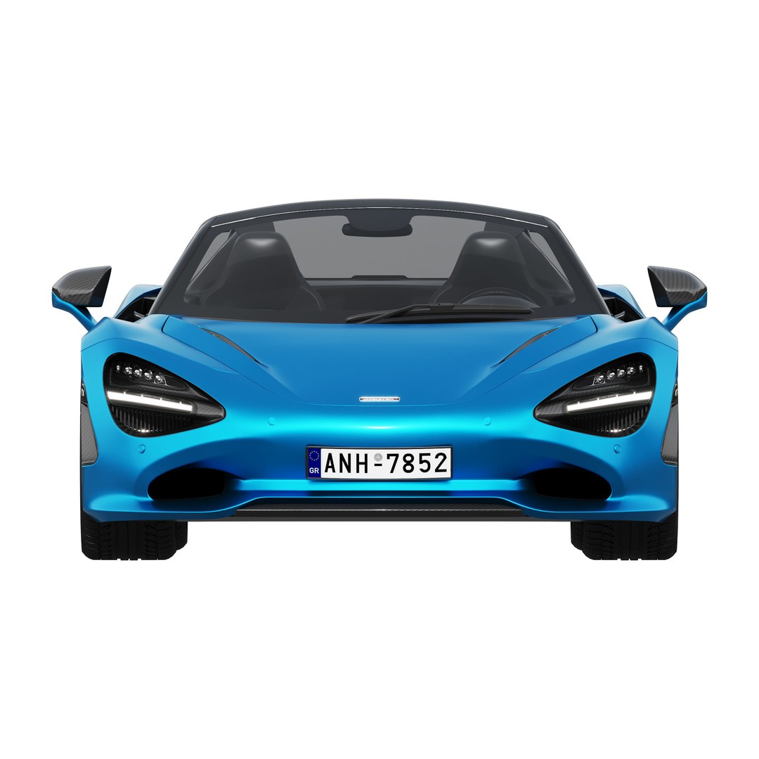 McLaren 750S Spider 3D Model – High Poly PBR Car Asset, FBX - View 8