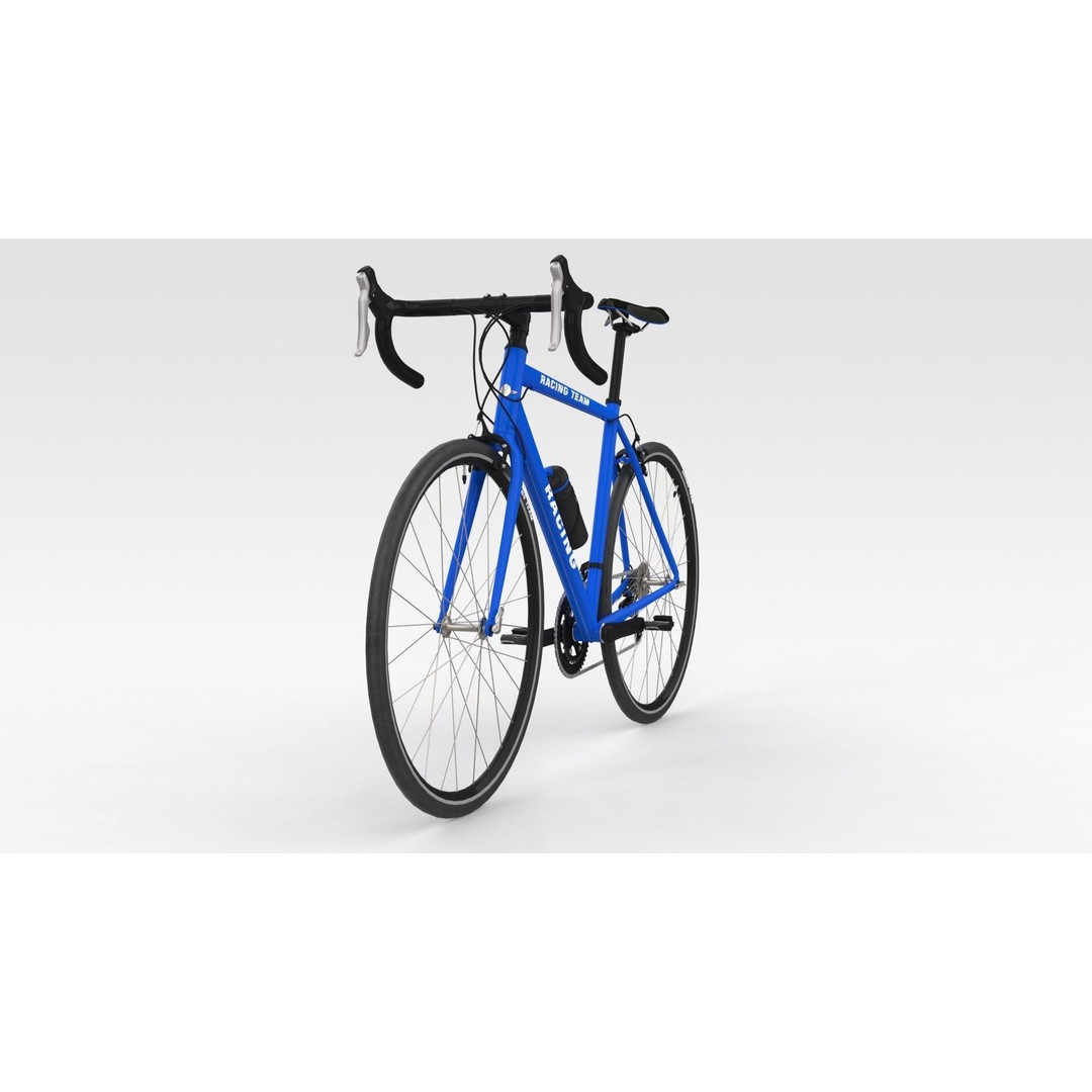 Racing Bicycle 3D Model – High Quality PBR Asset, FBX - View 4