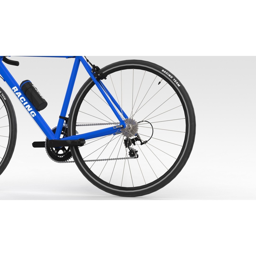 Racing Bicycle 3D Model – High Quality PBR Asset, FBX - View 5