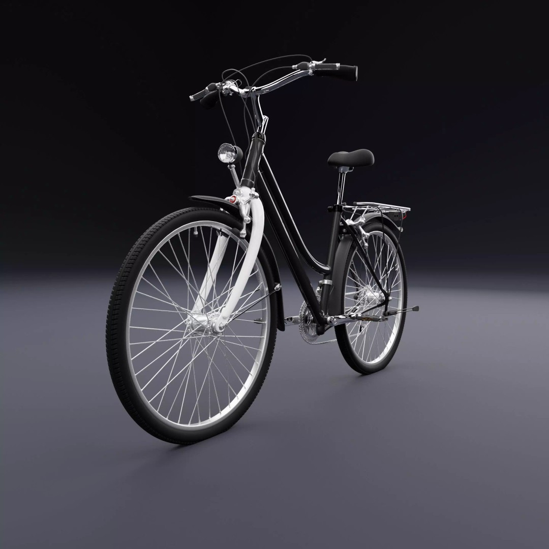 Bicycle 3D Model – Realistic High Poly Asset for Animation, FBX, OBJ