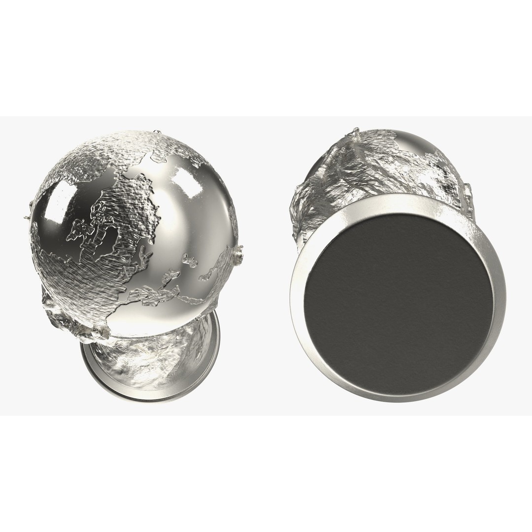 Silver Football Cup Trophy 3D Model – High Quality PBR Asset, FBX, OBJ - View 10