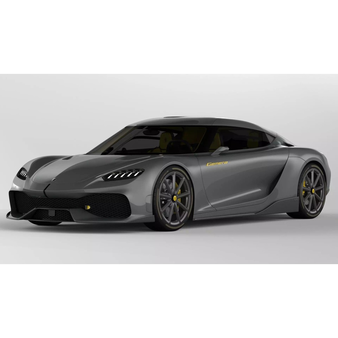 Koenigsegg Gemera 3D Model – High Poly Grand Tourer, FBX, OBJ - View 2