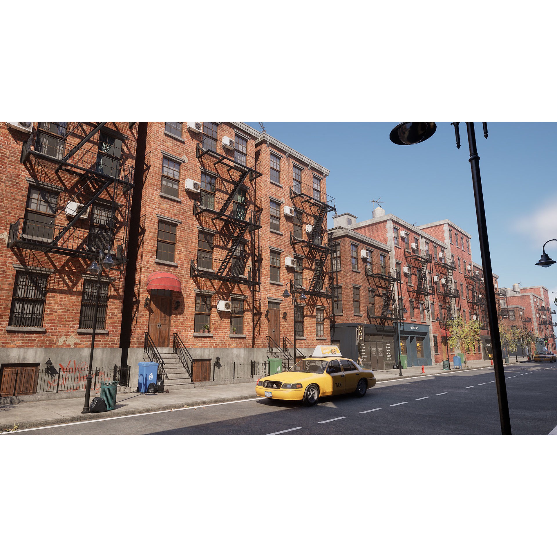 New York Street - Modular Game-Ready 3D Model - View 13