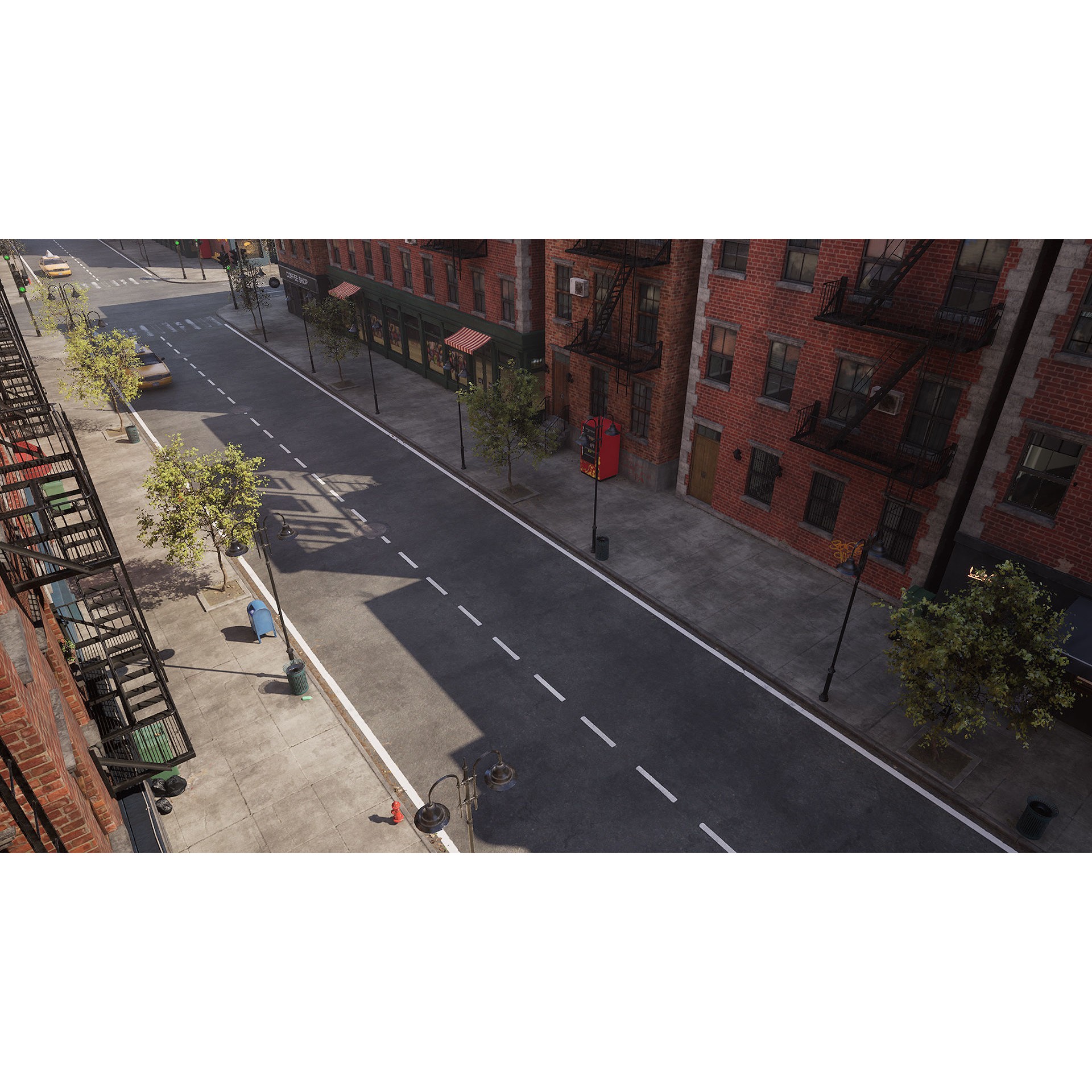 New York Street - Modular Game-Ready 3D Model - View 15