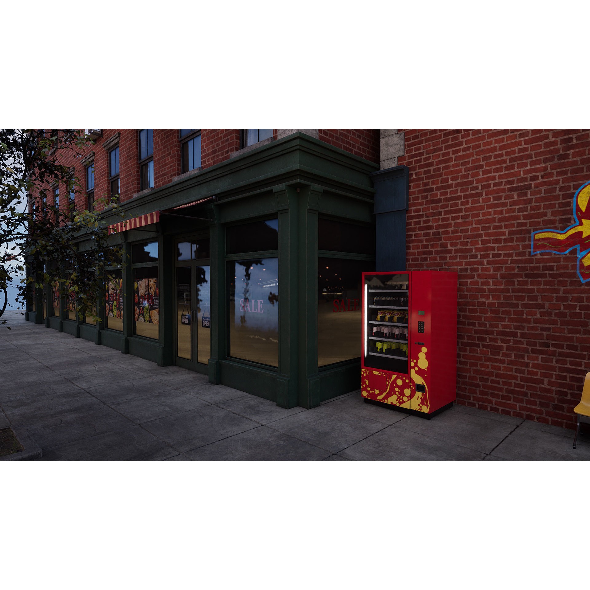 New York Street - Modular Game-Ready 3D Model - View 18