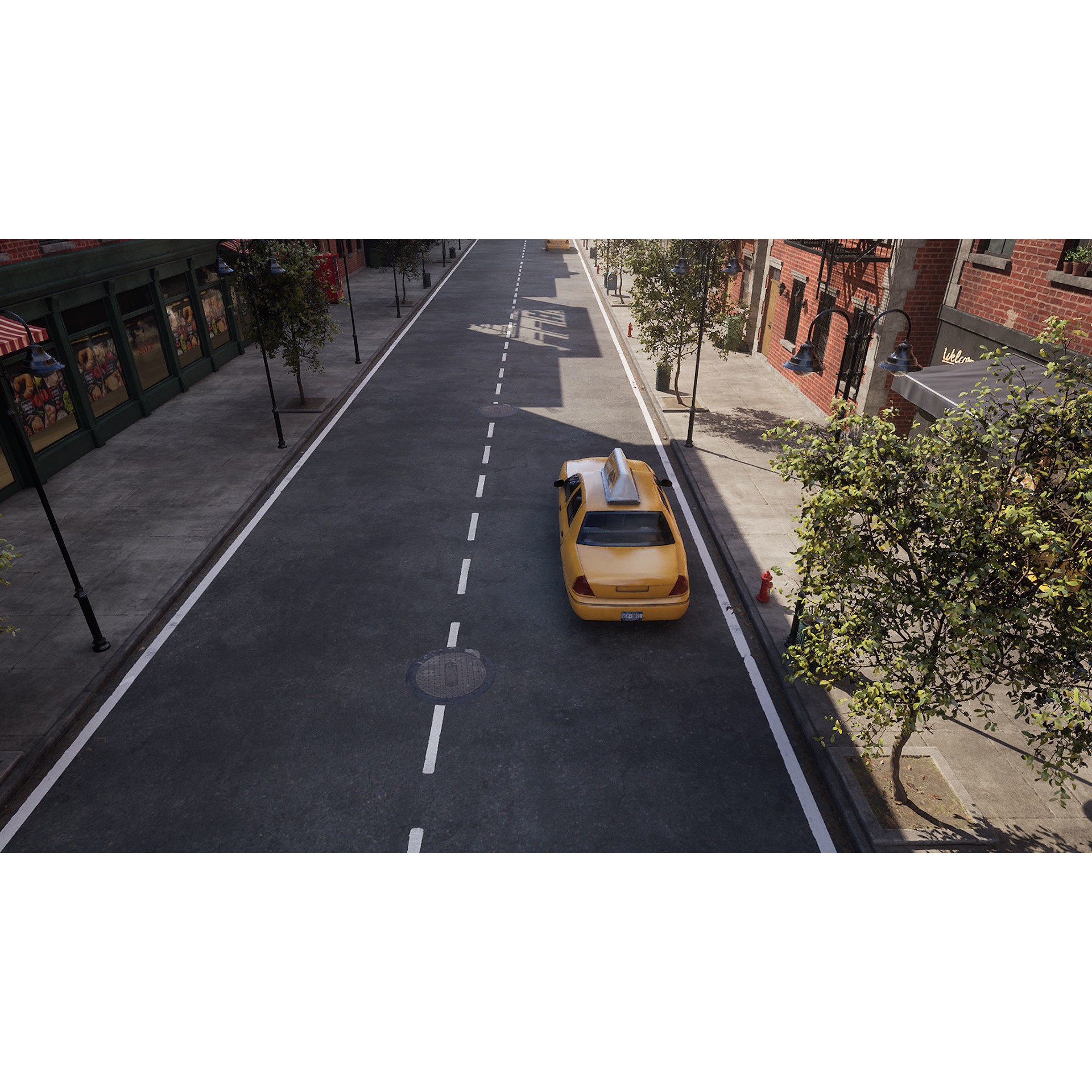 New York Street - Modular Game-Ready 3D Model - View 22