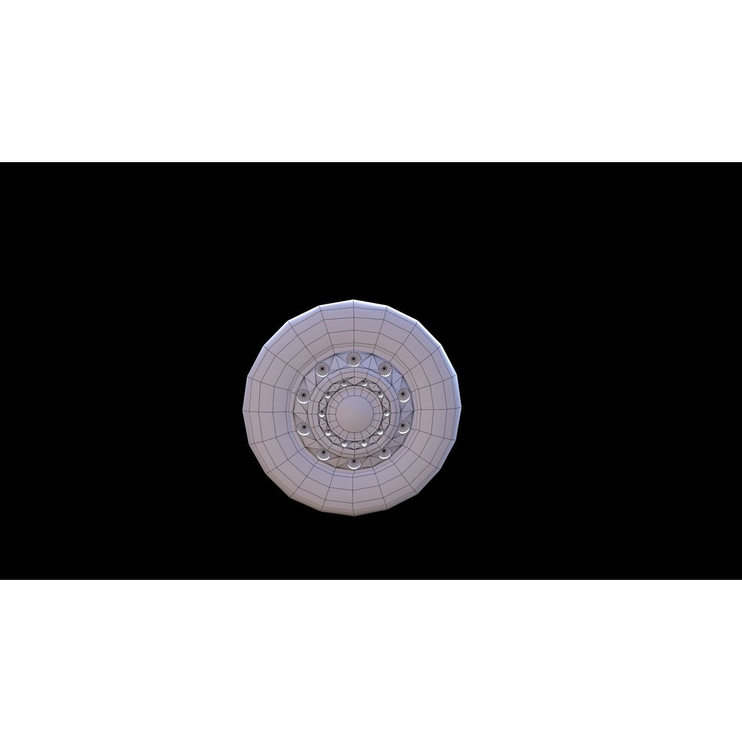 Truck Tyre 3D Model – Low Poly Vehicle Asset, FBX, Game Ready - View 19