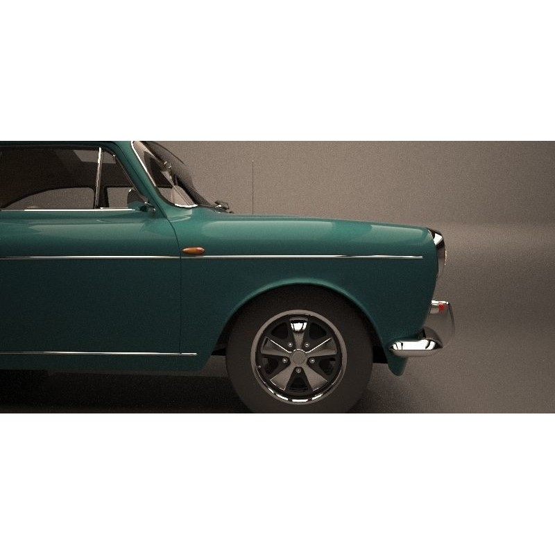 Volkswagen Type 3 Fastback 3D Model – Classic Car, FBX, Game-Ready - View 17