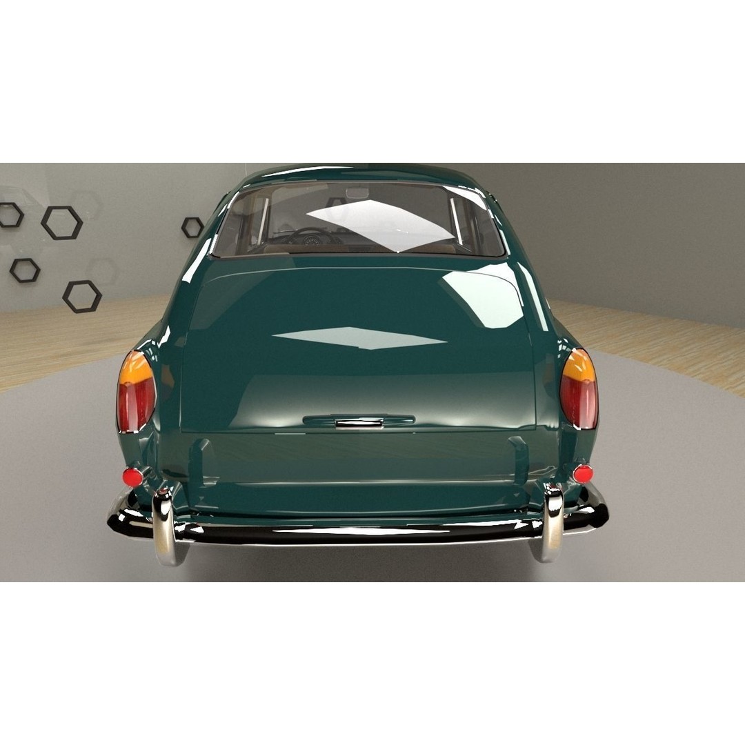 Volkswagen Type 3 Fastback 3D Model – Classic Car, FBX, Game-Ready - View 7