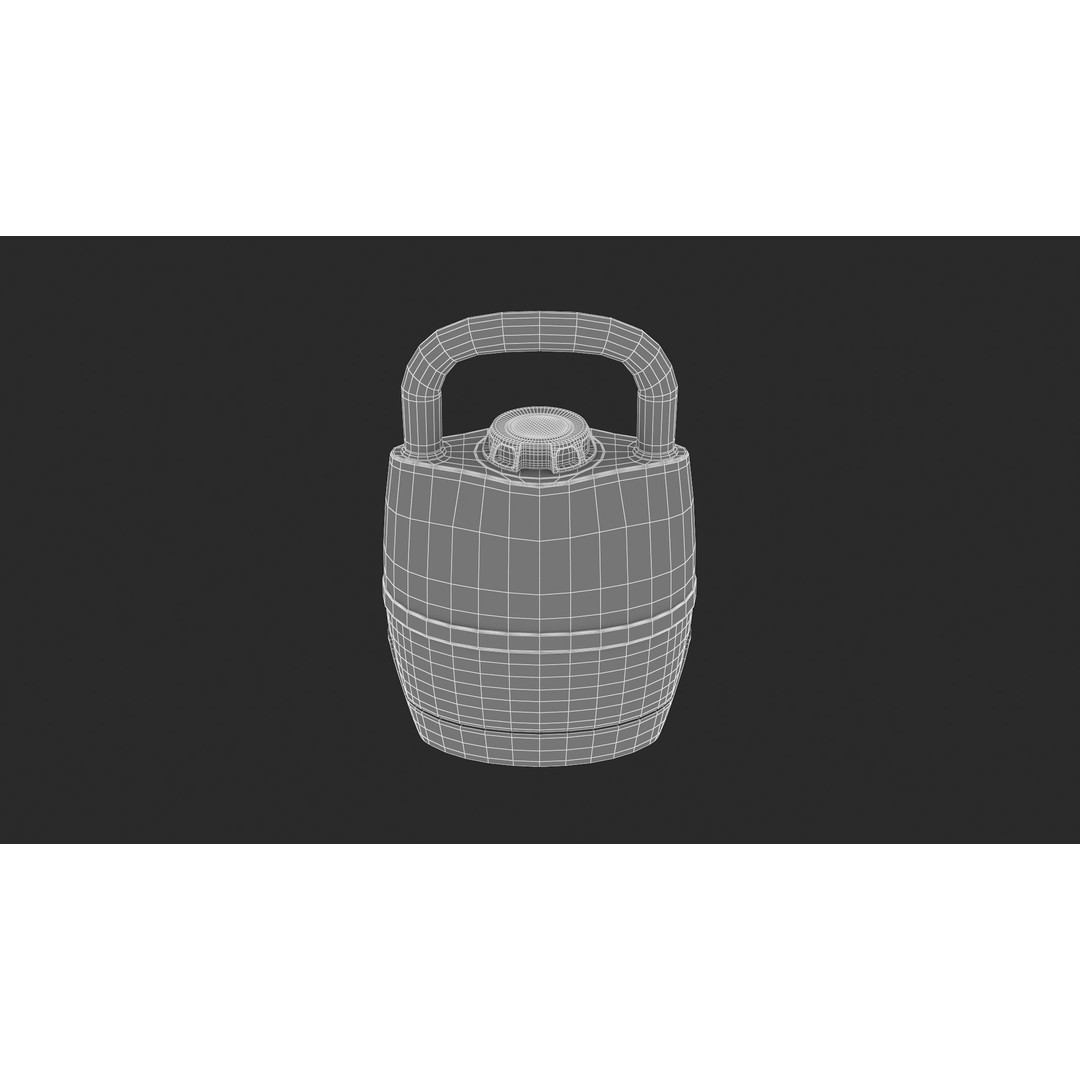 Bowflex SelectTech 840 Kettlebell 3D Model – High Poly PBR Asset, FBX, OBJ - View 7