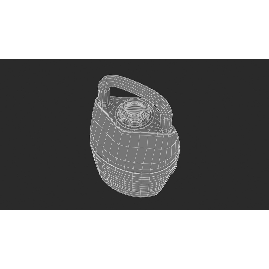 Bowflex SelectTech 840 Kettlebell 3D Model – High Poly PBR Asset, FBX, OBJ - View 8