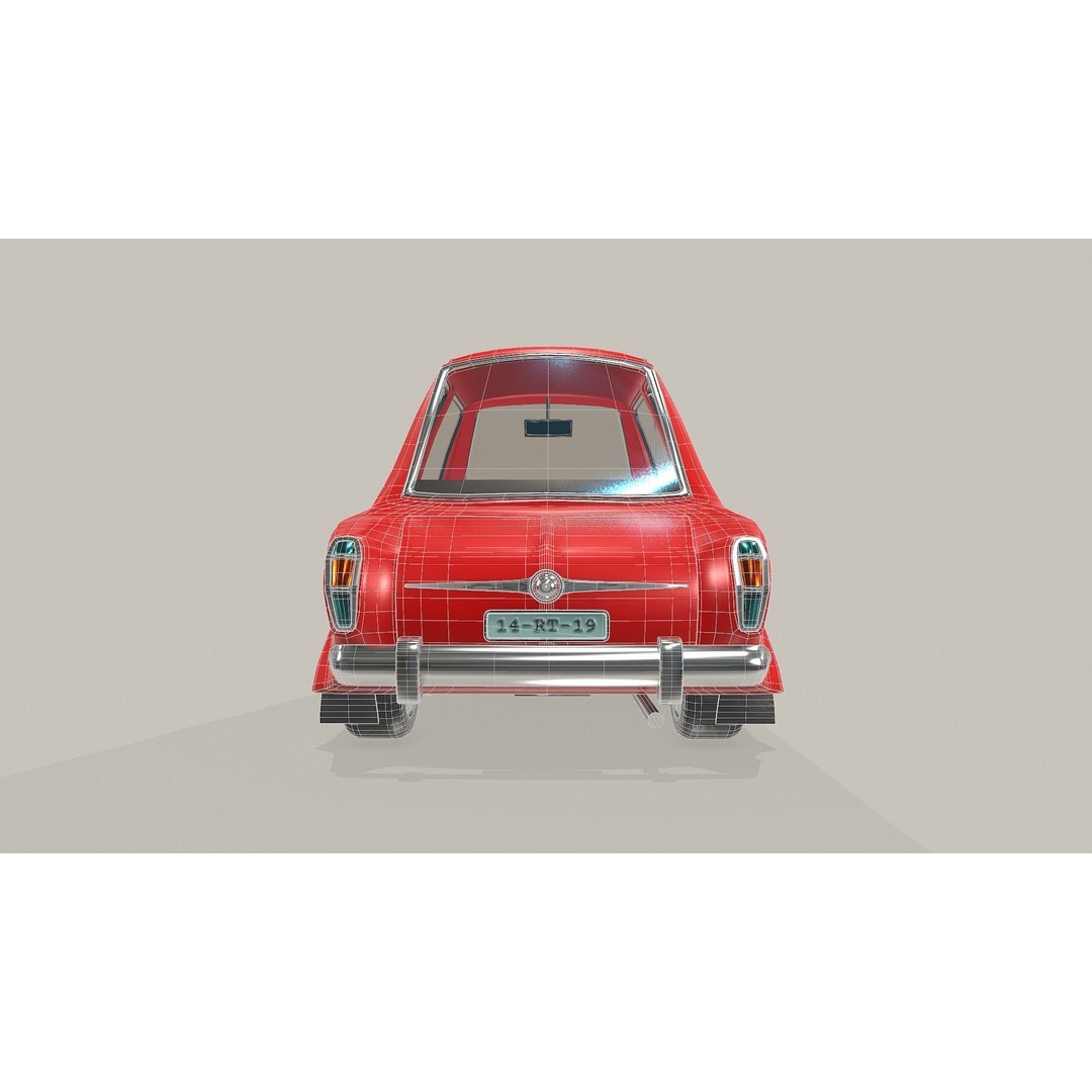 Cartoon Car 3D Model – Fun Racing Style, Game-Ready Formats - View 9
