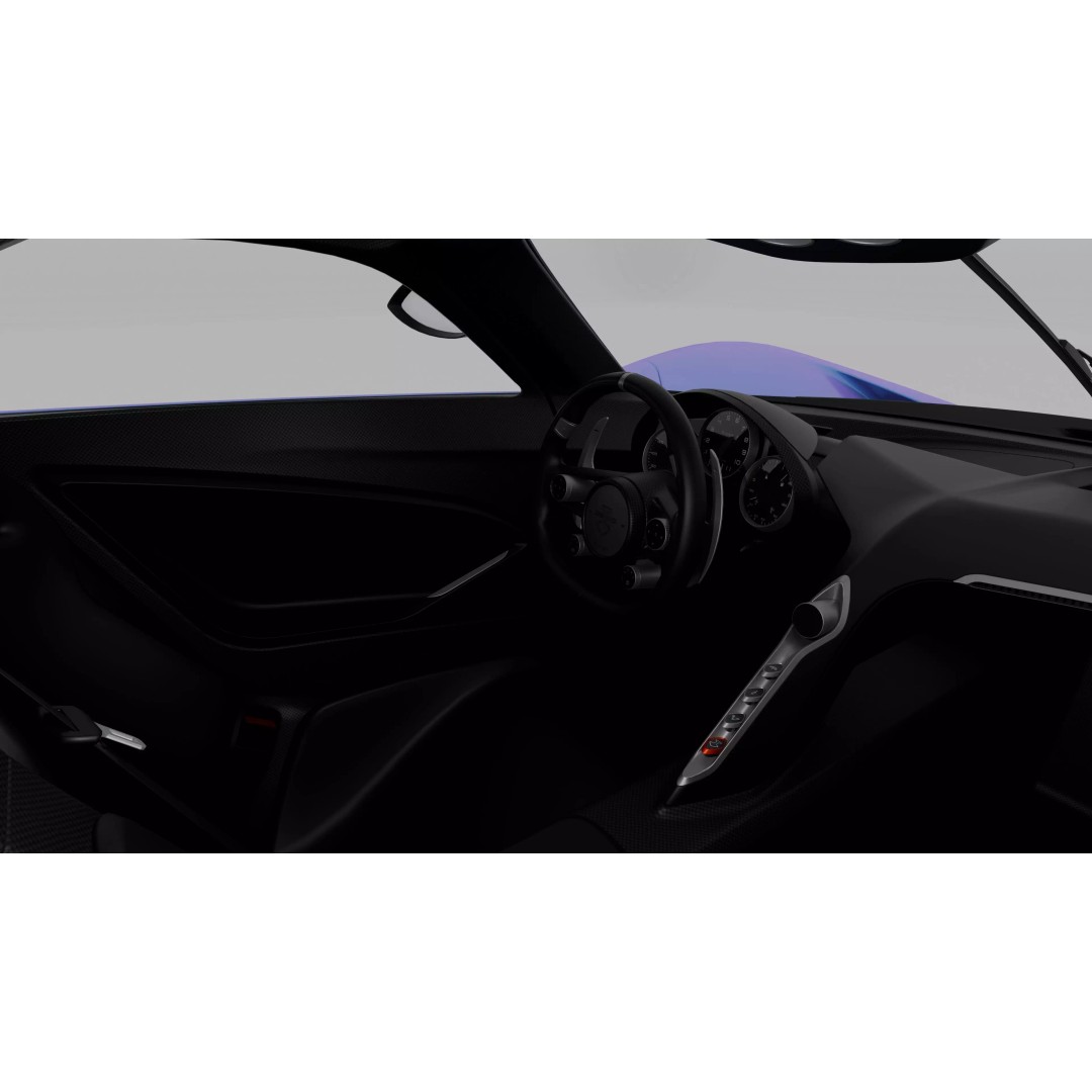 Zenvo Aurora 3D Model – High Poly Game-Ready Hypercar, FBX, OBJ