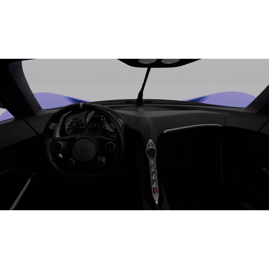 Zenvo Aurora 3D Model – High Poly Game-Ready Hypercar, FBX, OBJ - View 12