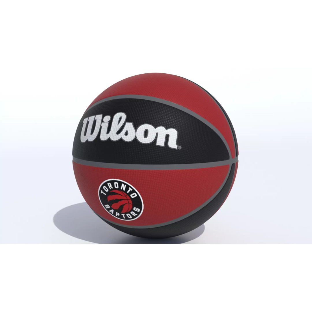 Toronto Raptors Basketball 3D Model – PBR Textured Game Asset, FBX, OBJ - View 10