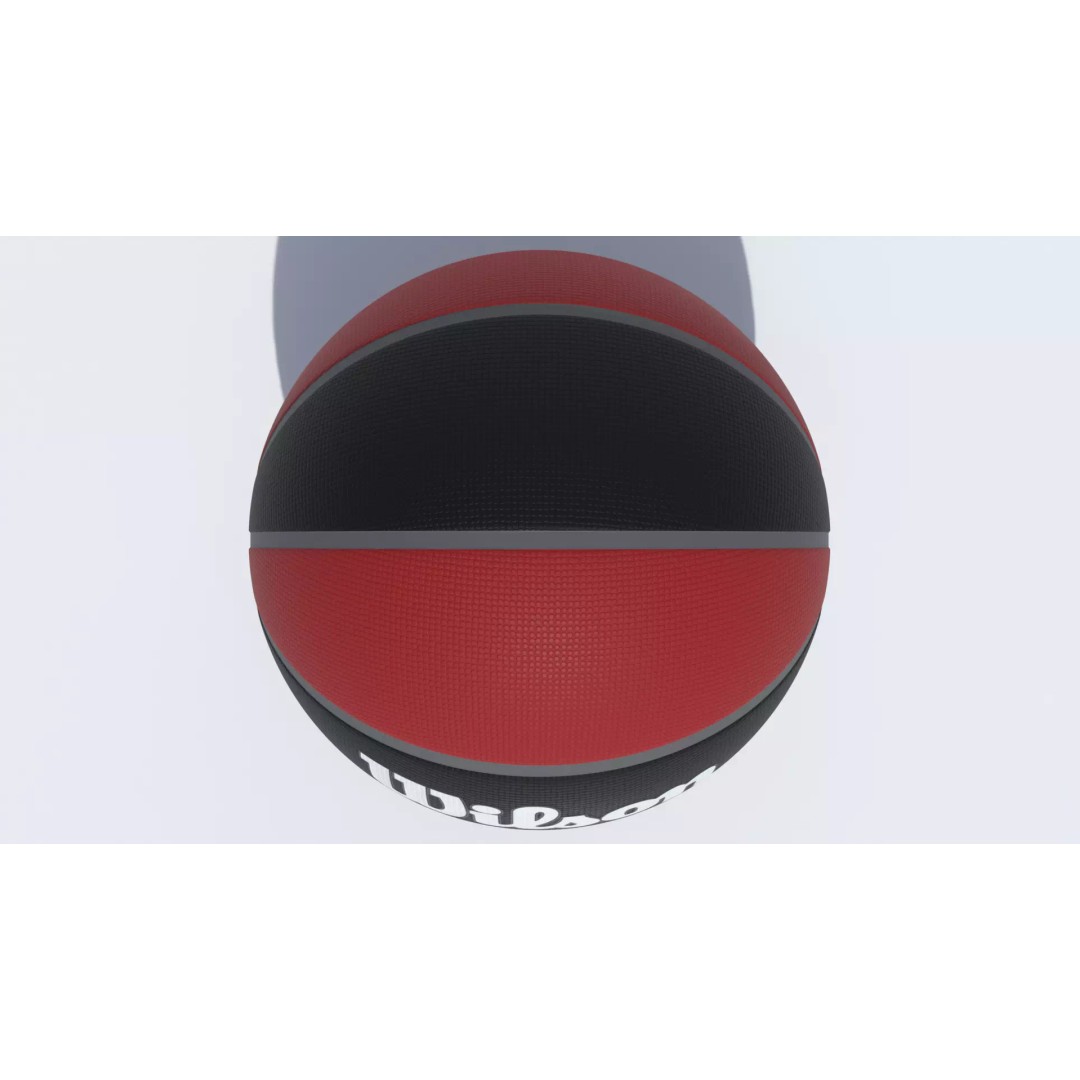 Toronto Raptors Basketball 3D Model – PBR Textured Game Asset, FBX, OBJ - View 11