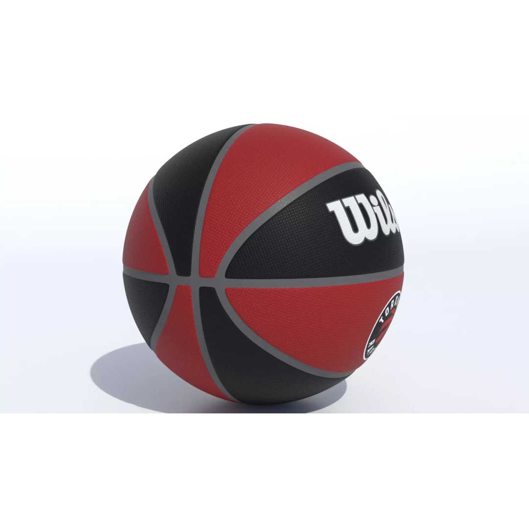 Toronto Raptors Basketball 3D Model – PBR Textured Game Asset, FBX, OBJ - View 4