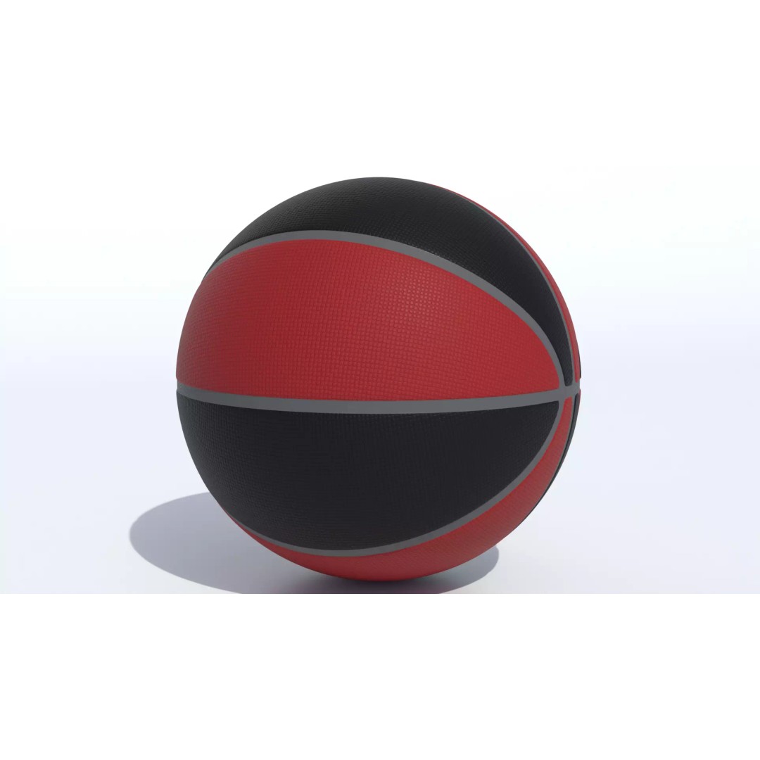 Toronto Raptors Basketball 3D Model – PBR Textured Game Asset, FBX, OBJ - View 6