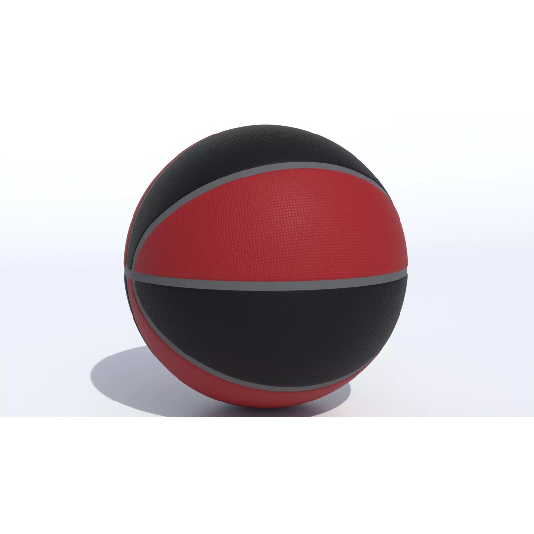 Toronto Raptors Basketball 3D Model – PBR Textured Game Asset, FBX, OBJ - View 7