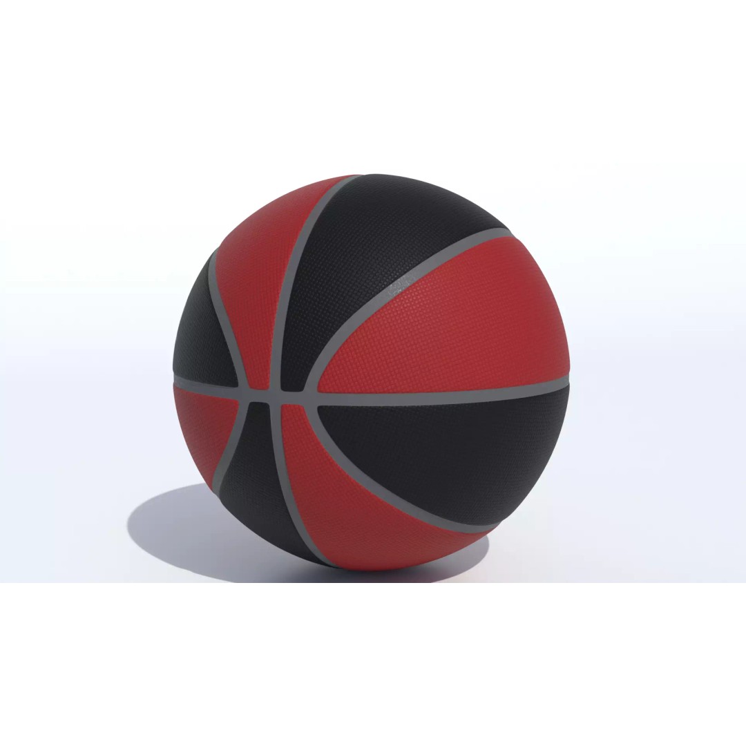 Toronto Raptors Basketball 3D Model – PBR Textured Game Asset, FBX, OBJ - View 8