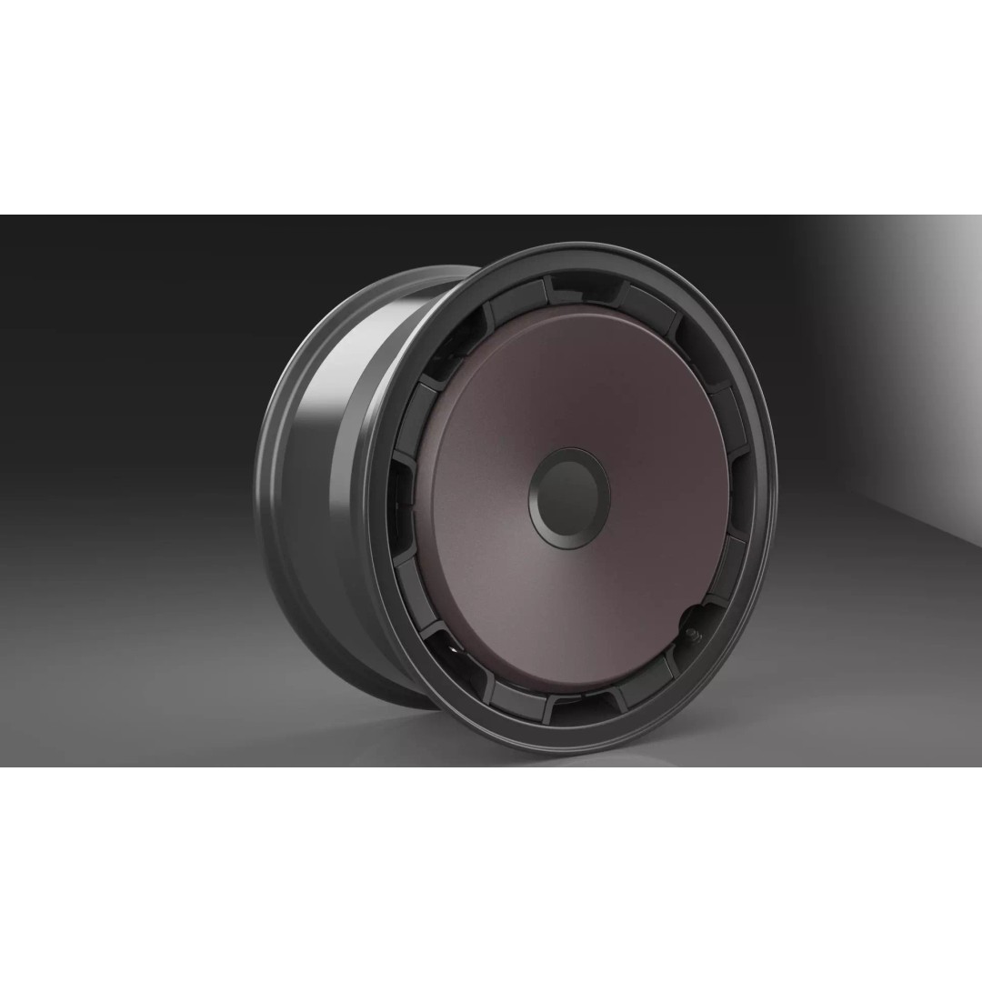 Rims 3D Model – Tuning Vehicle Part, FBX, OBJ Formats - View 2