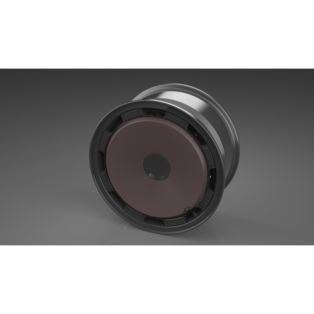 Rims 3D Model – Tuning Vehicle Part, FBX, OBJ Formats - View 3