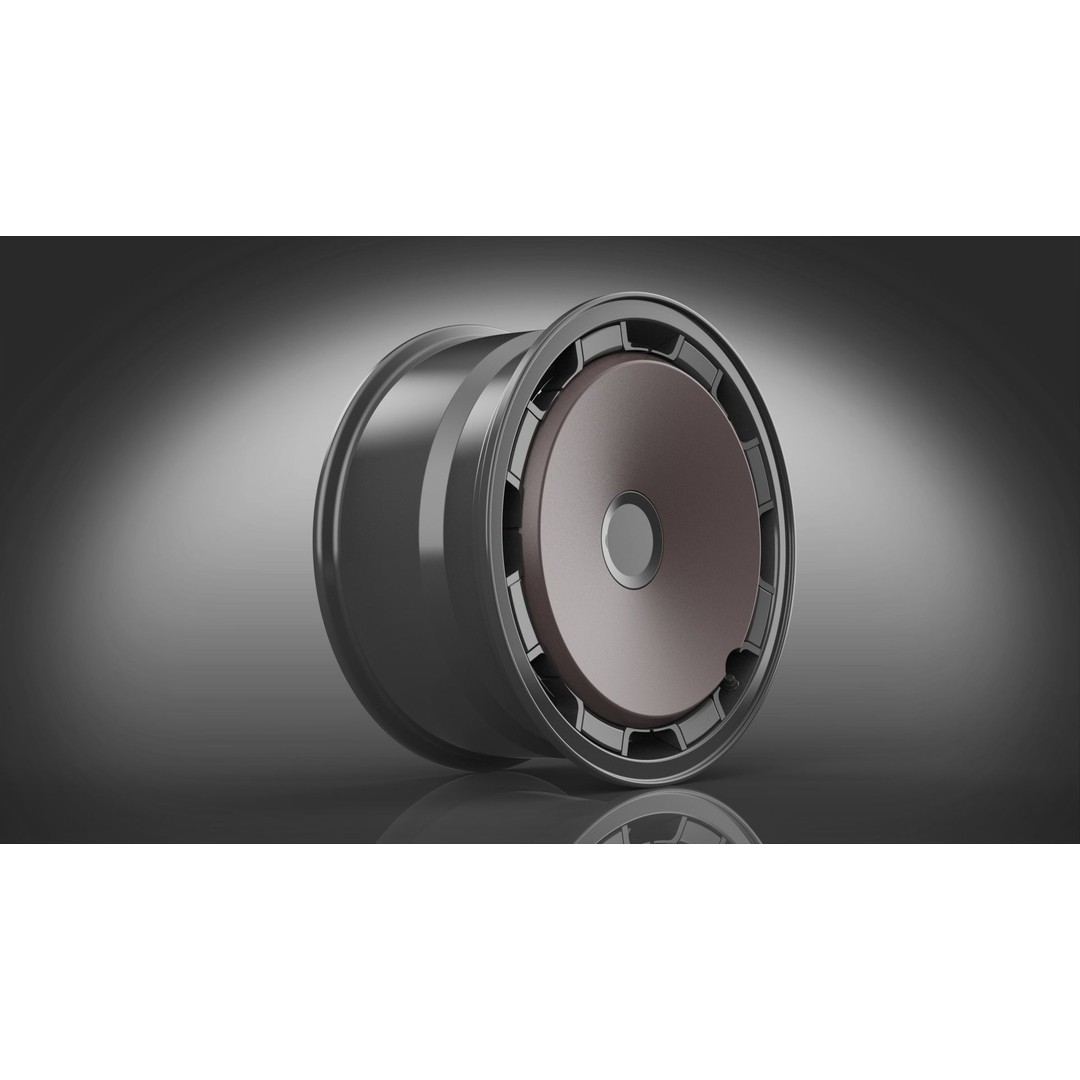 Rims 3D Model – Tuning Vehicle Part, FBX, OBJ Formats - View 5
